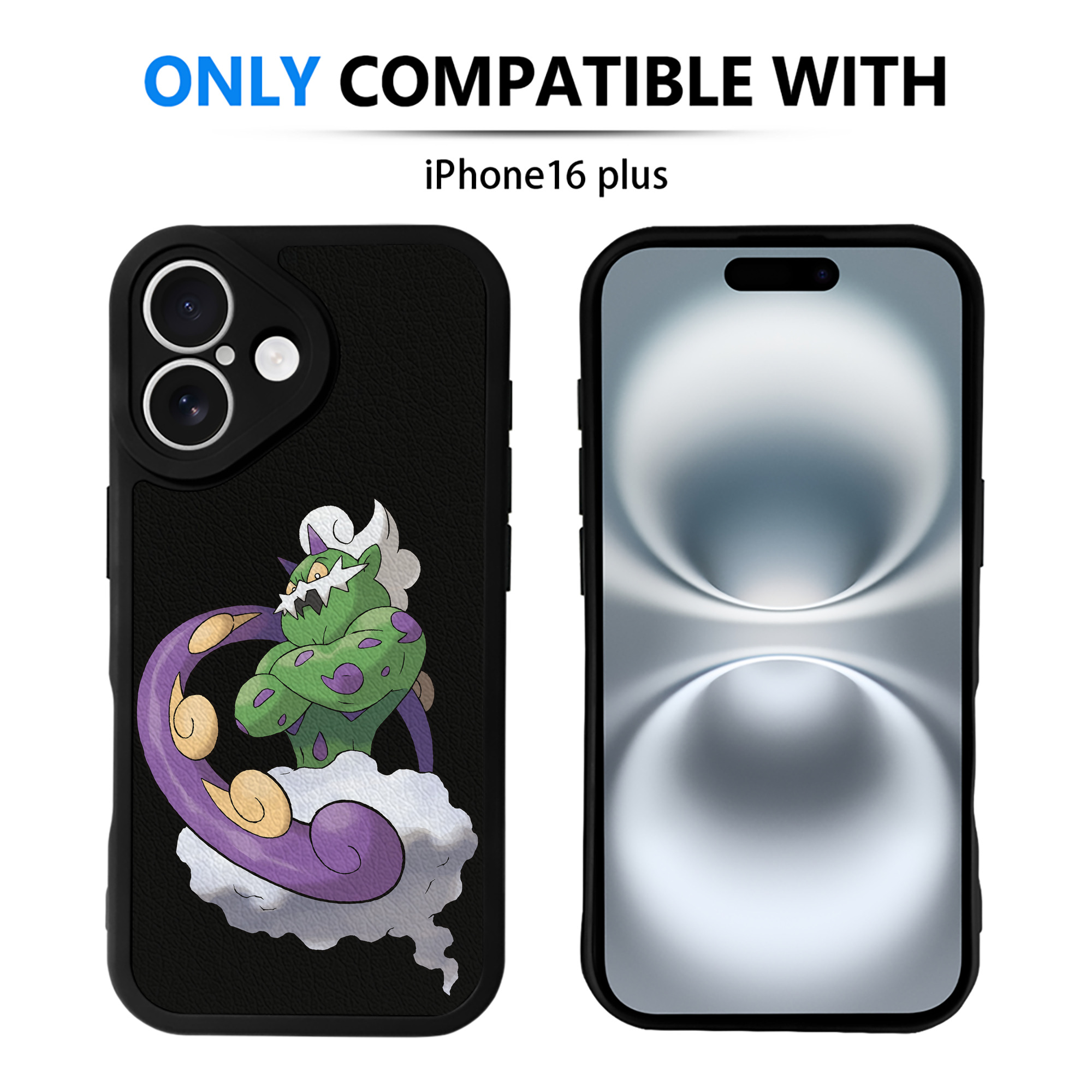 （画像用） ポケットモンスター Pokémon 【iPhone 16シリーズ対応】シリコンスマホケース（レザー調） 材質：シリコン